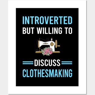 Introverted Clothesmaking Clothes Making Clothesmaker Dressmaking Dressmaker Tailor Sewer Sewing Posters and Art